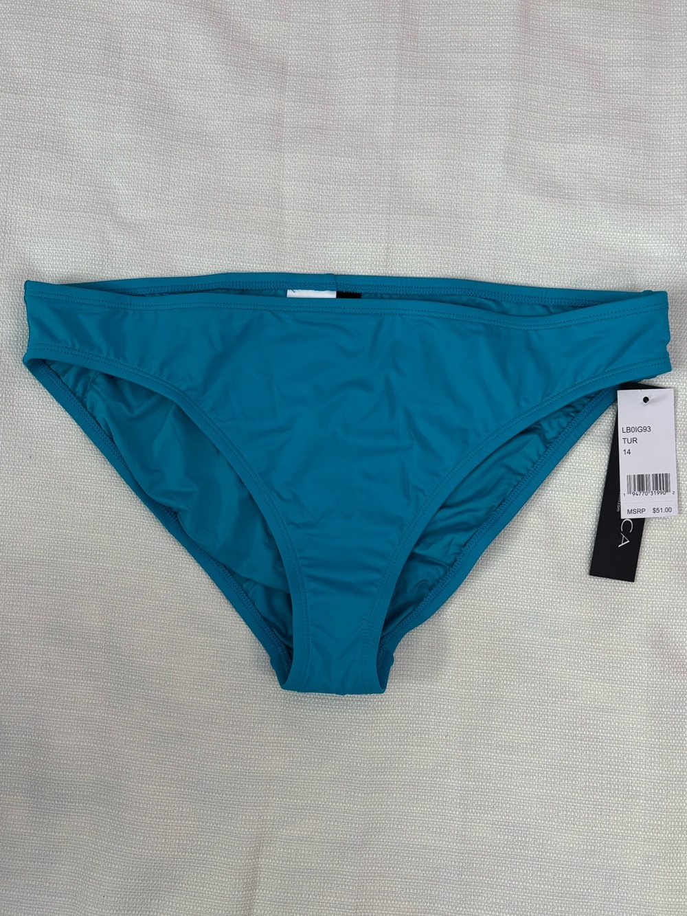 NWT La Blanca Hipster Bikini Bottom Sz 14 -